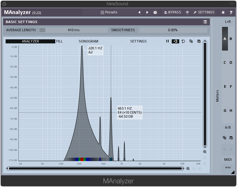 dbx-160 frequency analysis